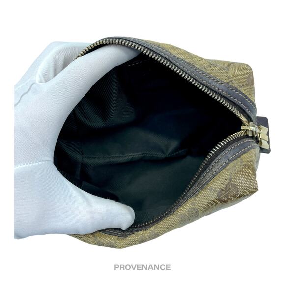 🔴 Gucci Zip Pouch - GG Canvas Glace - Picture 9 of 11
